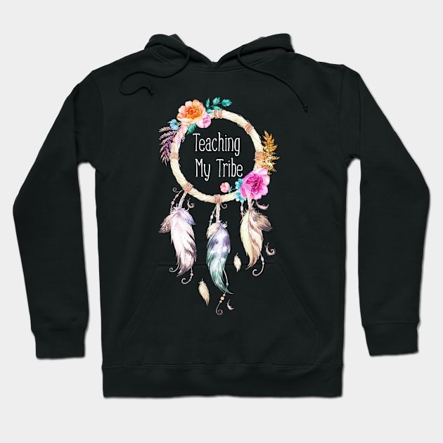 Teaching My Tribe Mom Hoodie by LotusTee